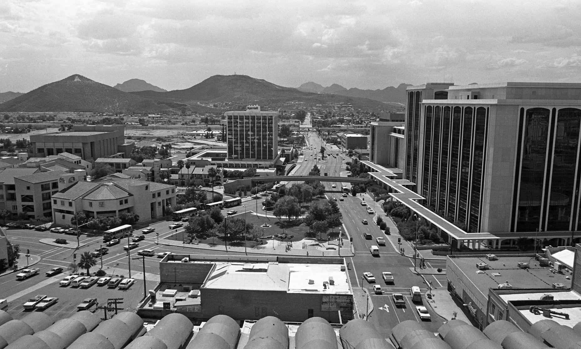 Downtown Tucson looking west